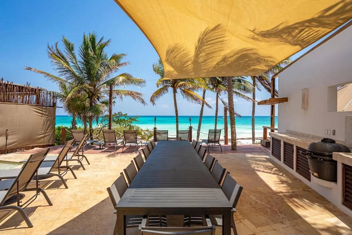 Villa Asisi, Luxury Beachfront In Xpu-Ha Haven Mexico