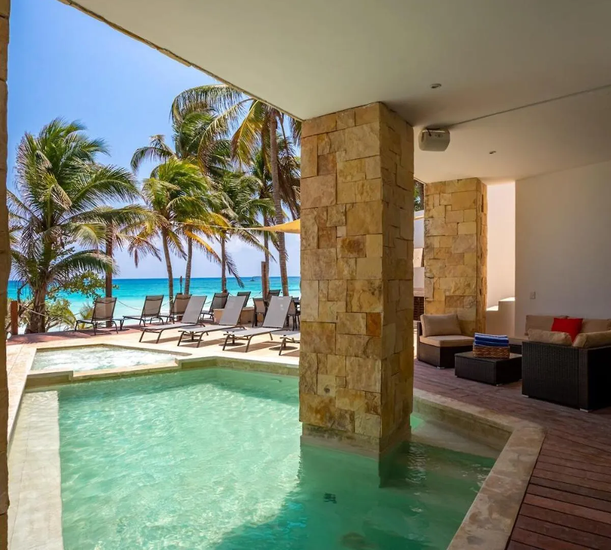 Villa Asisi, Luxury Beachfront In Xpu-Ha Haven Mexico